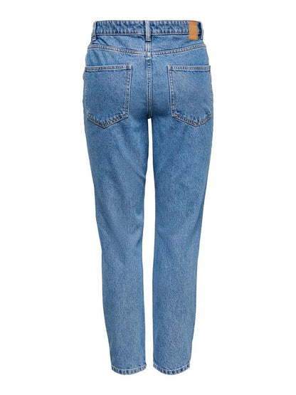 ONLY Damen Jeans ONLJAGGER HIGH MOM ANKLE DNM NOOS