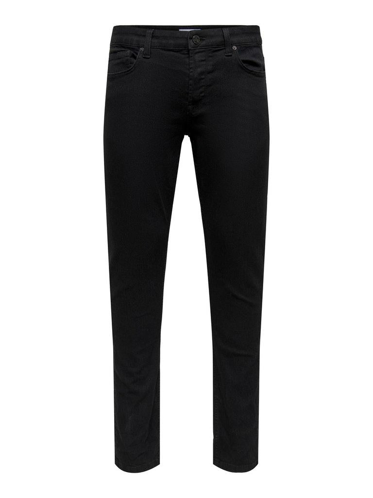 ONLY&SONS Herren Jeans ONSLOOM LIFE SLIM BLACK PK 3346