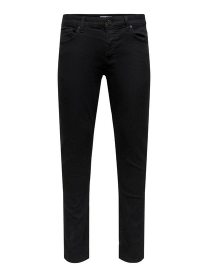 ONLY&SONS Herren Jeans ONSLOOM LIFE SLIM BLACK PK 3346