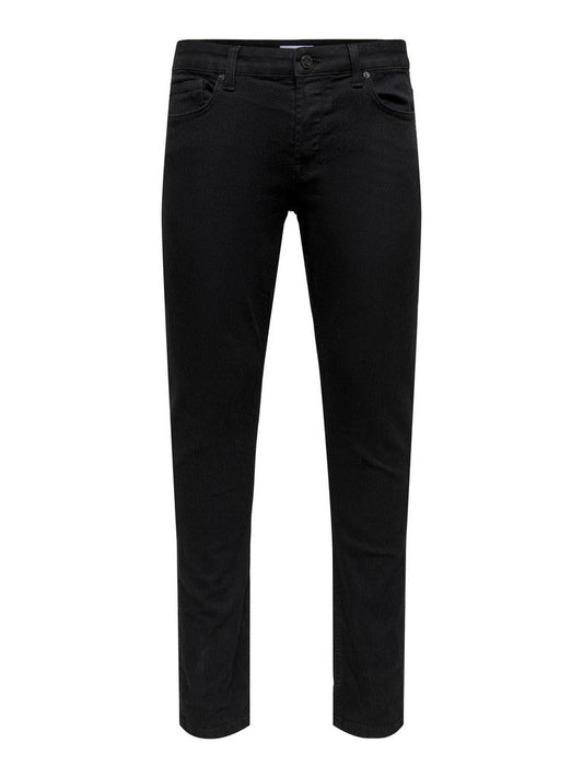 ONLY&SONS Herren Jeans ONSLOOM LIFE SLIM BLACK PK 3346