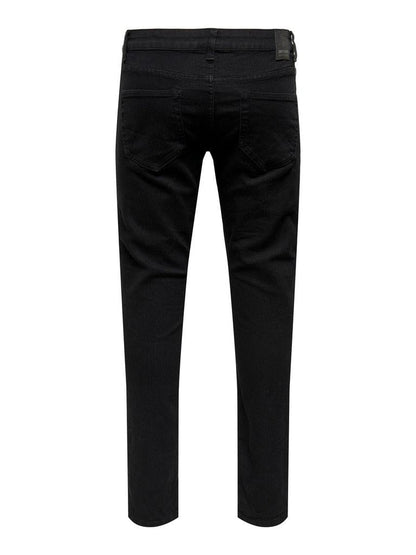 ONLY&SONS Herren Jeans ONSLOOM LIFE SLIM BLACK PK 3346
