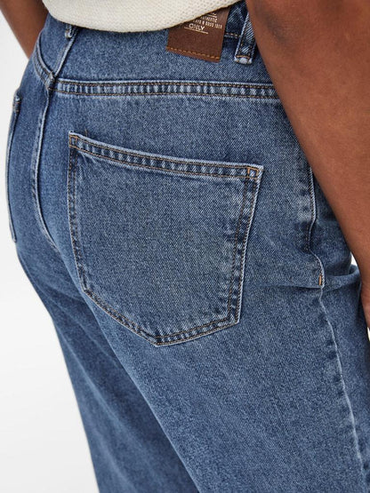 ONLY Damen Jeans ONLJAGGER HIGH MOM ANKLE DNM NOOS