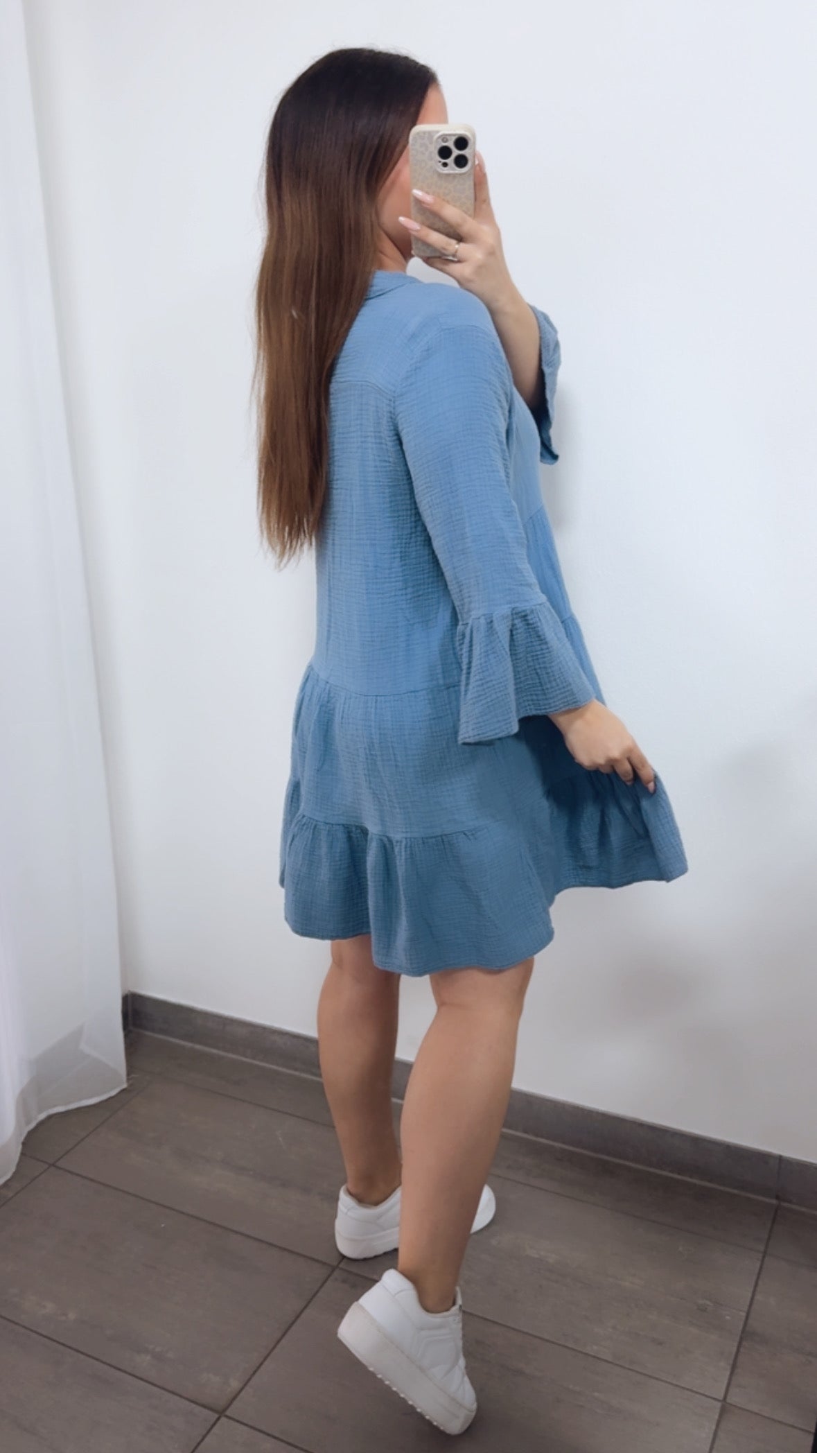Musselin Kleid & Tunika in Denim Blau – Zeitlose Eleganz | MUSSELIN LIEBE