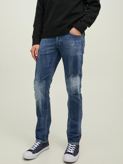Jack & Jones Herren Jeans JJIGLENN JJLUCA EL 009 SN