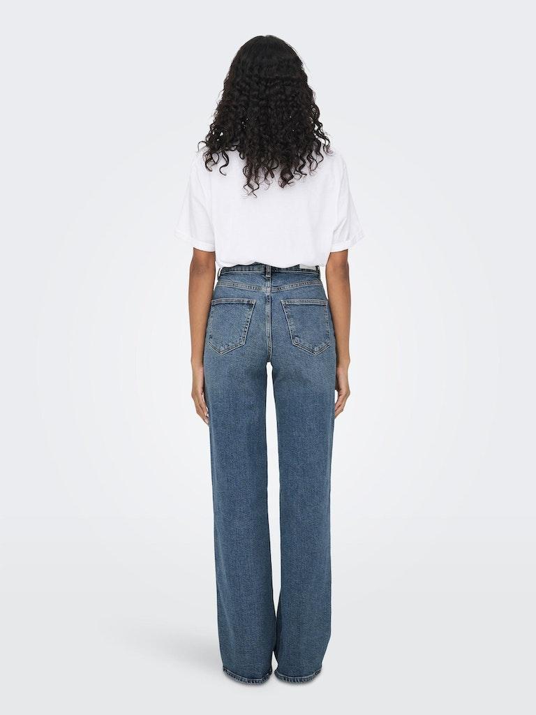 ONLY Damen Jeans ONLJUICY HW WIDE LEG DES DNM REA995 NOOS