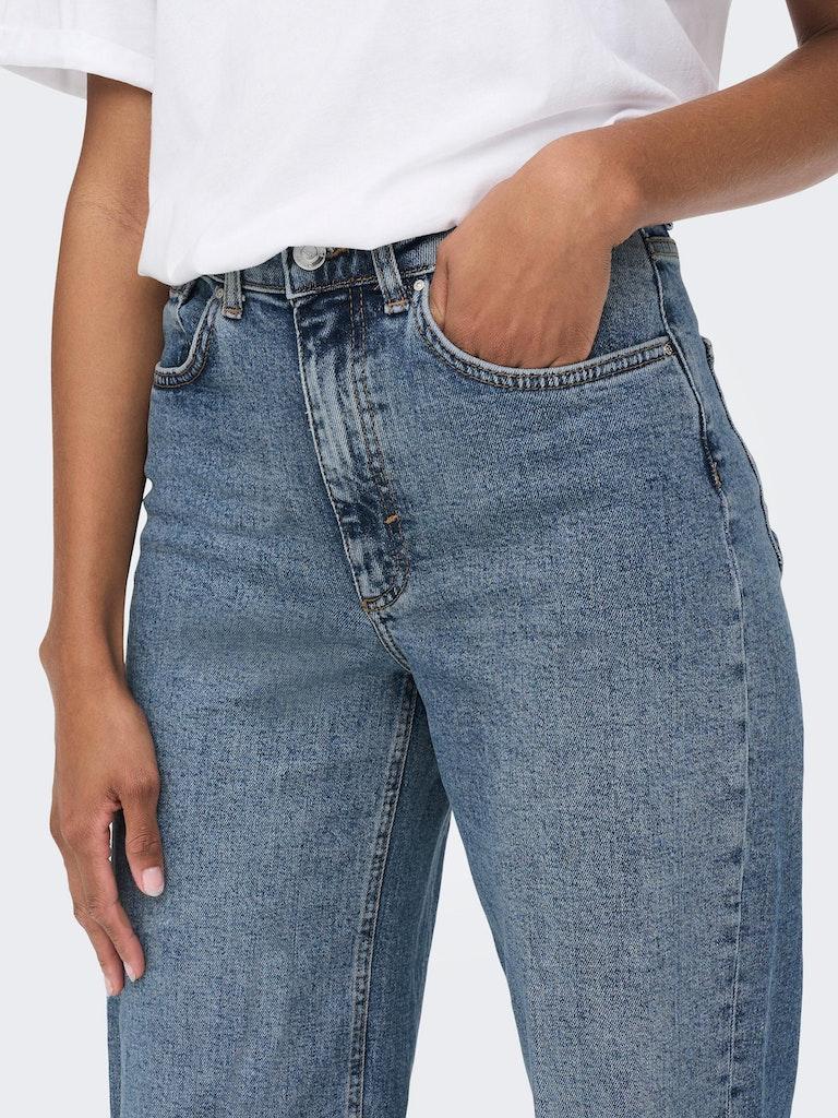 ONLY Damen Jeans ONLJUICY HW WIDE LEG DES DNM REA995 NOOS