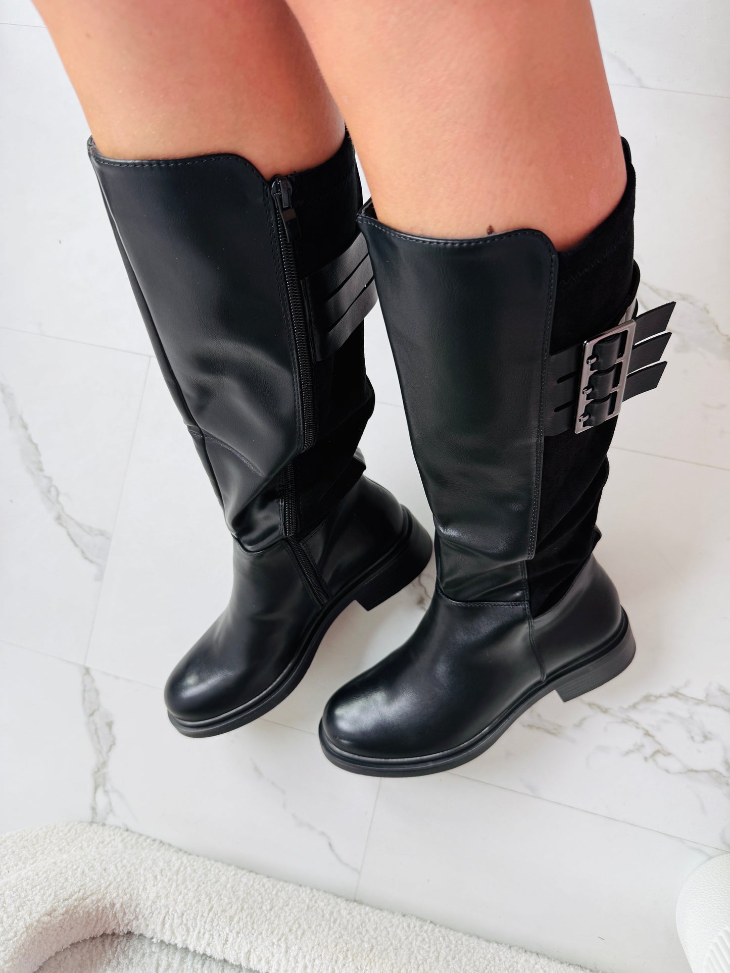 Odessa Schwarz Stiefel