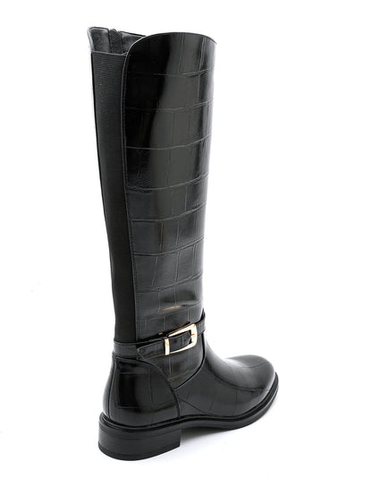 Cro Schwarz Stretch Stiefel
