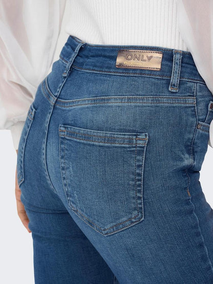 ONLY Damen Jeans ONLBLUSH MID SK AK RW DT DNM REA221 NOOS