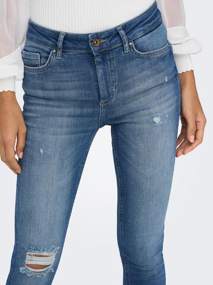 ONLY Damen Jeans ONLBLUSH MID SK AK RW DT DNM REA221 NOOS