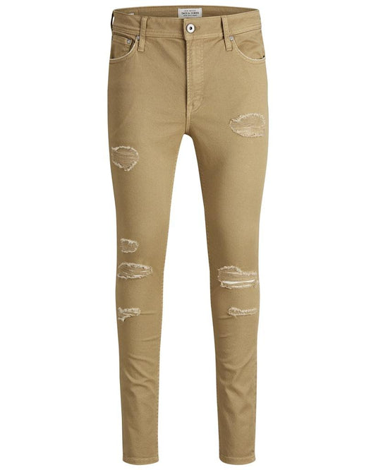 Jack & Jones Herren Jeans JJILIAM JJDESTROY AKM 571 KELP