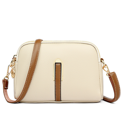 Mila Crossbody-Tasche mit Litschi-Prägung