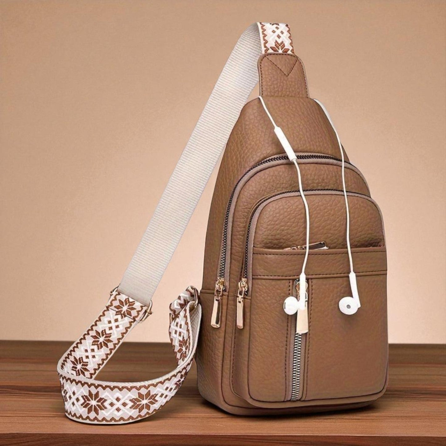 Hazel Vintage Crossbody-Tasche