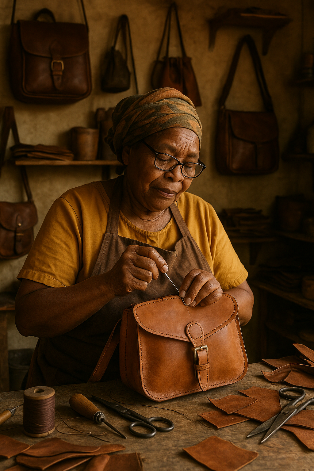 Amalia Retro Saddle-Bag