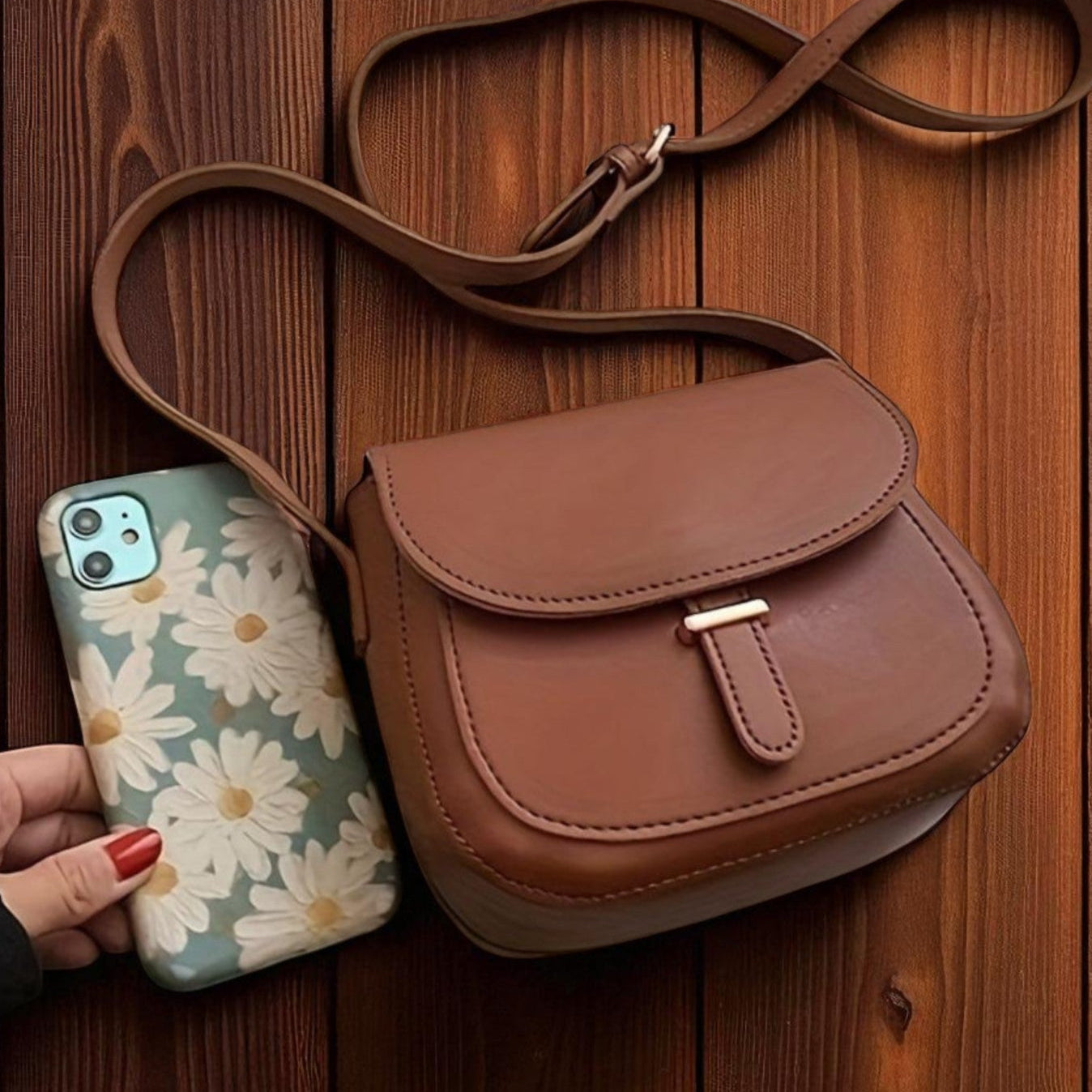 Amalia Retro Saddle-Bag