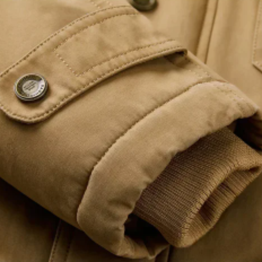 Elegante Gefütterte Bomberjacke