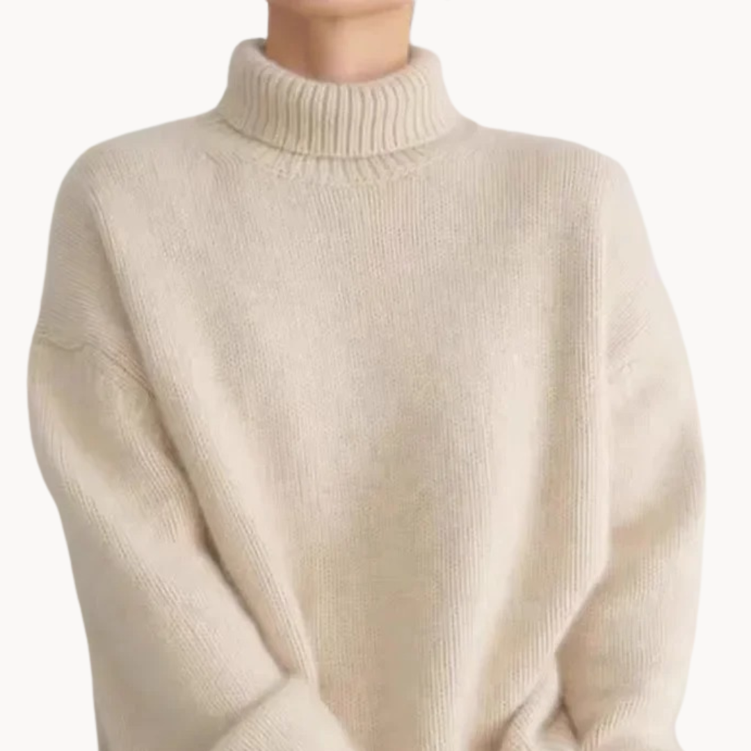 Juliette – Luxuriöser Feinstrick-Rollkragenpullover
