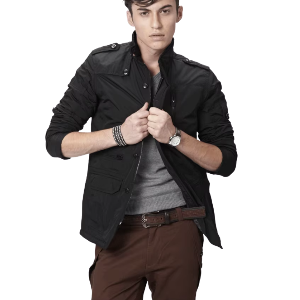 Elegante Winddichte Jacke