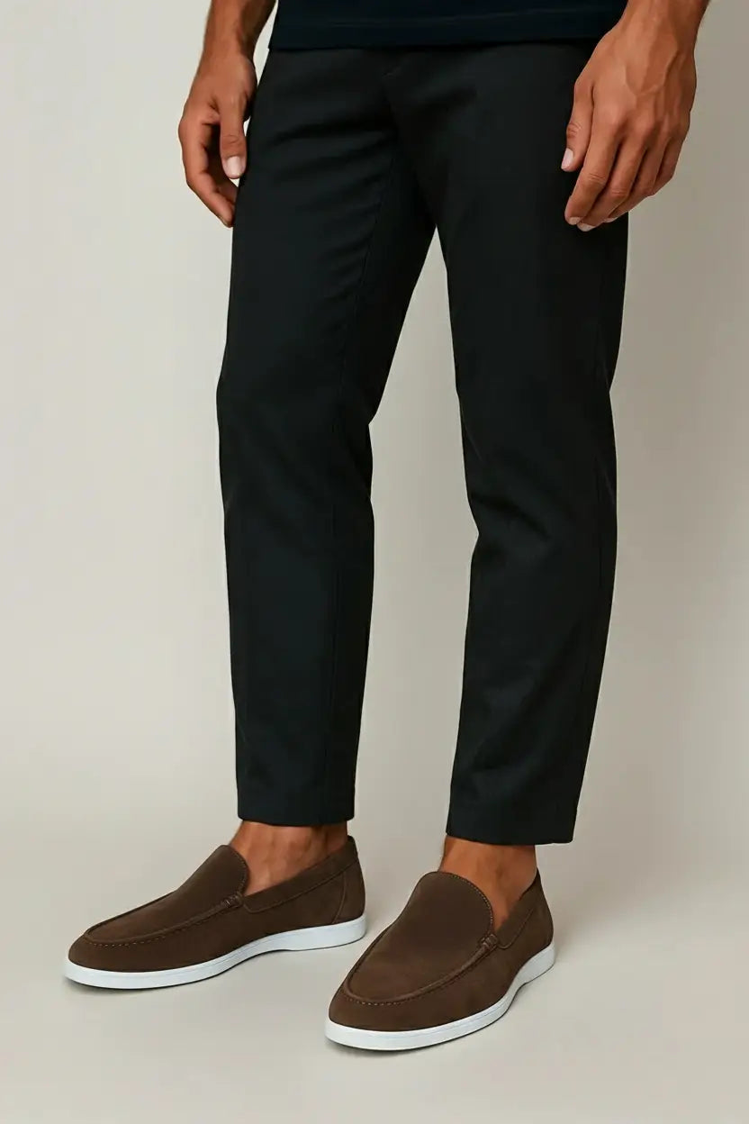 Elegante Wildleder-Loafer – Premium Slipper im italienischen Stil