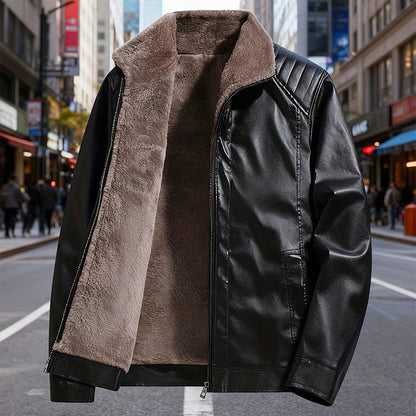 Arden™ - L'Iconique Gefütterte Lederjacke
