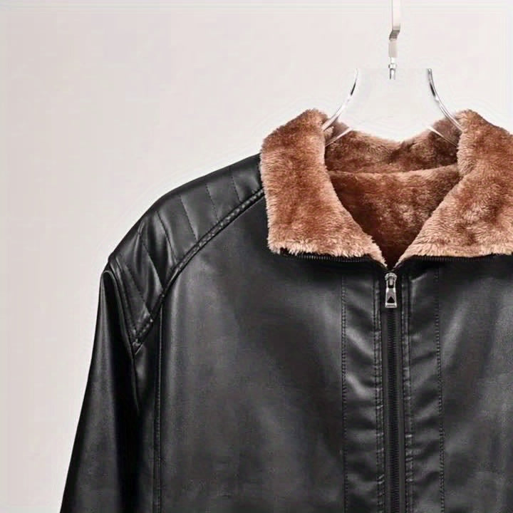 Arden™ - L'Iconique Gefütterte Lederjacke
