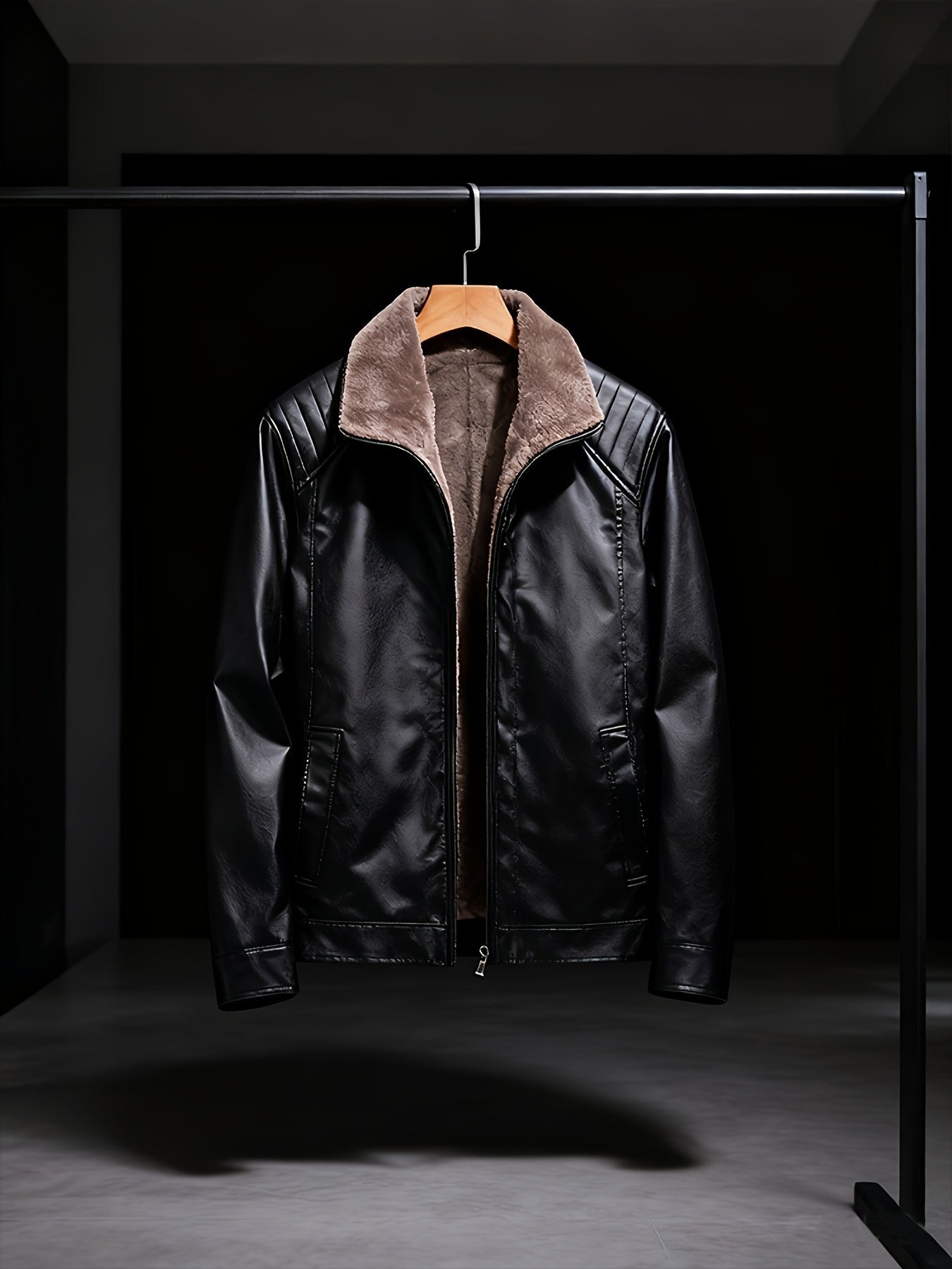 Arden™ - L'Iconique Gefütterte Lederjacke