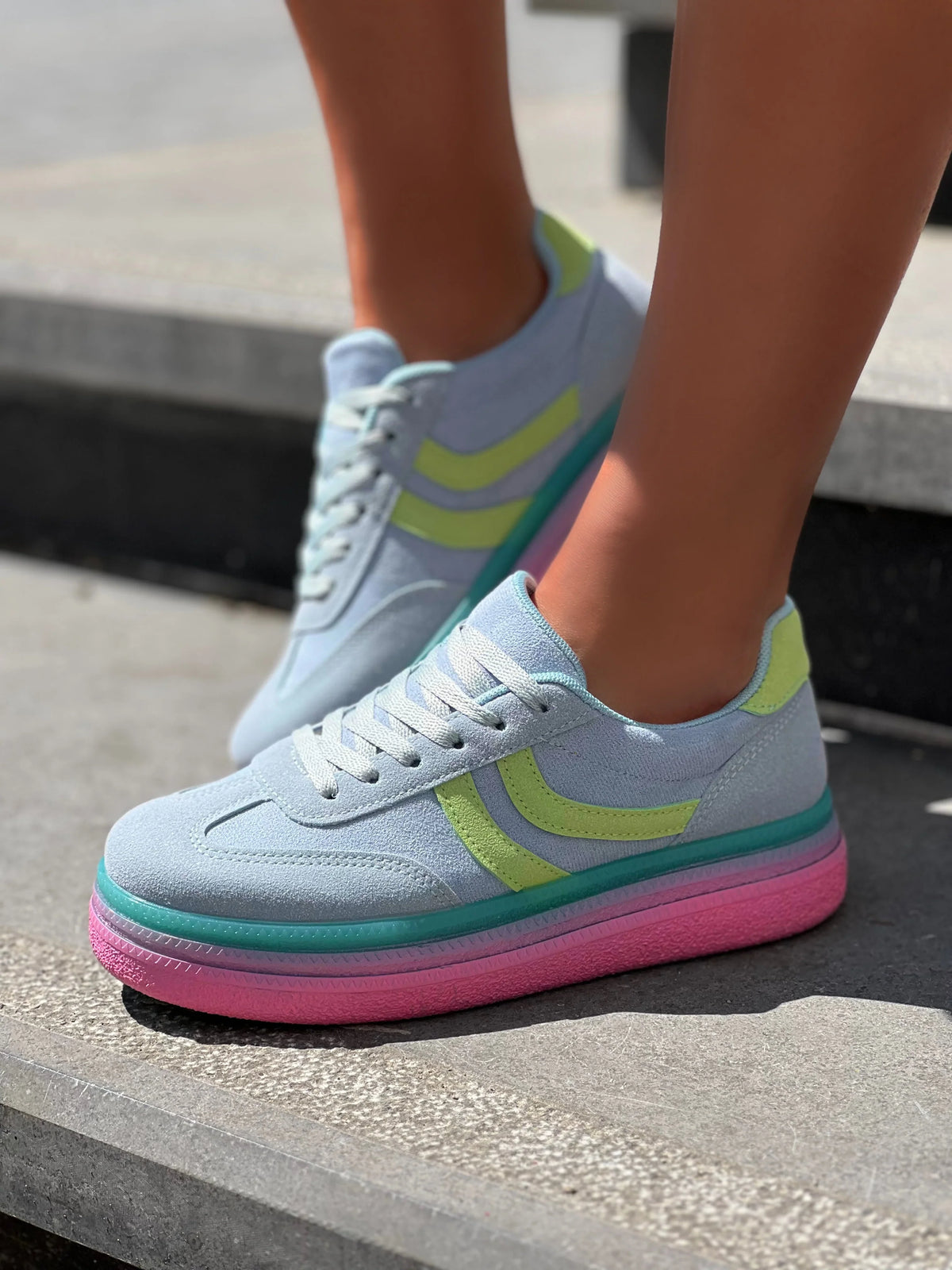 Ayse Blue Sneaker