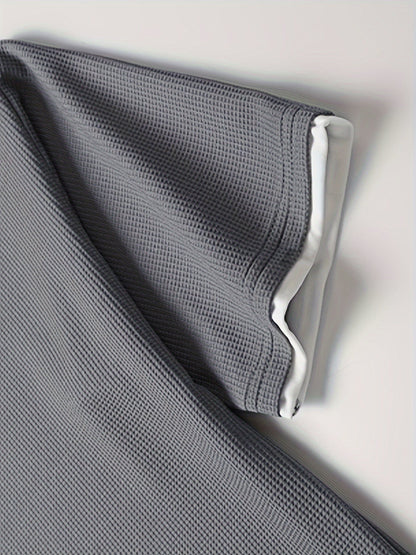 Waffelstrick Lounge-Set für Herren - Bequemes Zweiteiler-Set