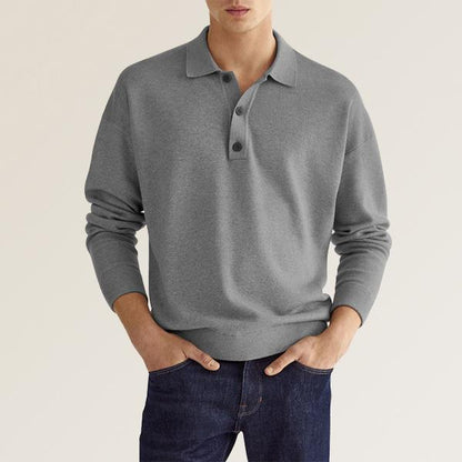 Eleganz Edge Polo | Herren Langarm-Polo