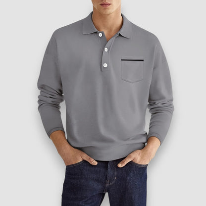 Cardi | Langarm Herren Polo-Shirt
