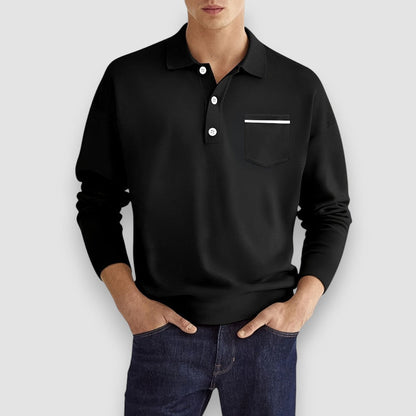 Cardi | Langarm Herren Polo-Shirt