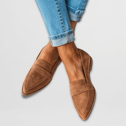 Helen Orthopädische Weiche Wildleder Slipper – Komfortable Damen-Slipper