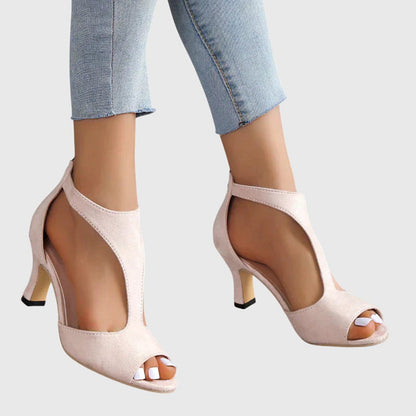 Delfina Orthopädische Absätze – Feminine Damen-Schuhe mit Blumendetail