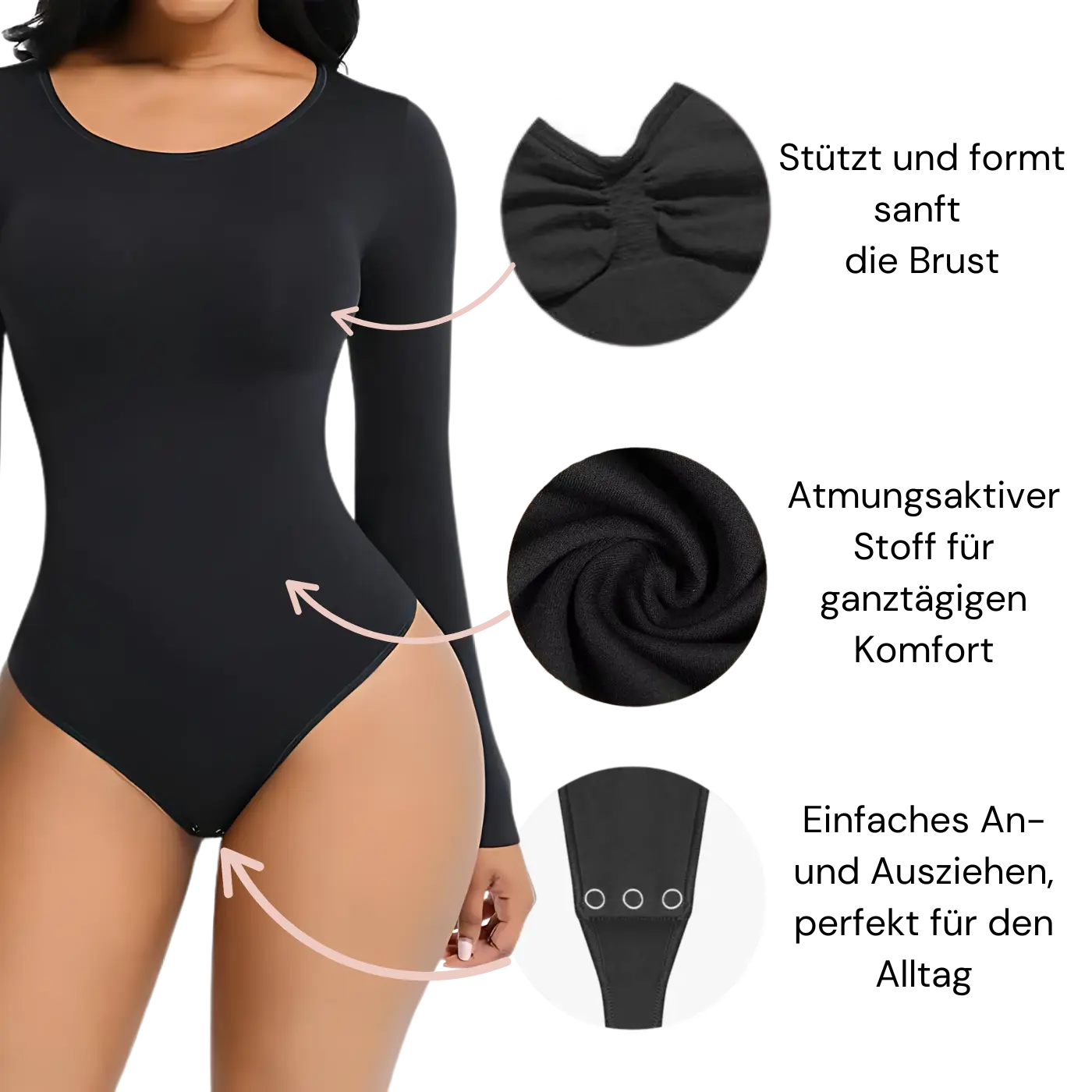 Longsleeve Bodysuit Sculpting Shapewear