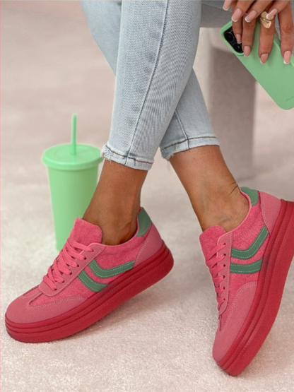 Ayse Fuchsia Sneaker