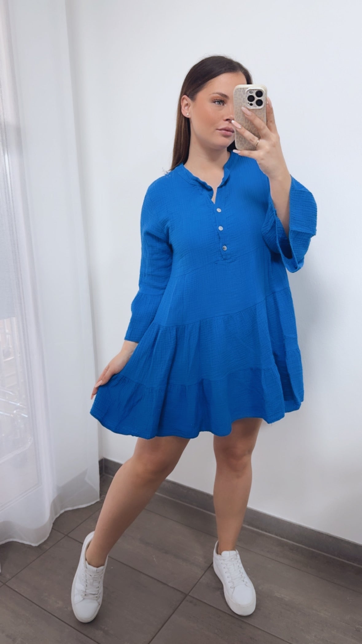Musselin Kleid & Tunika in Royal Blau – Edle Farbbrillanz | MUSSELIN LIEBE