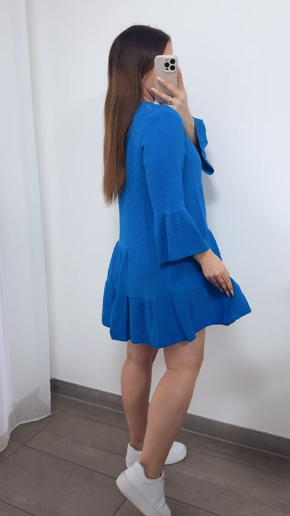 Musselin Kleid & Tunika in Royal Blau – Edle Farbbrillanz | MUSSELIN LIEBE