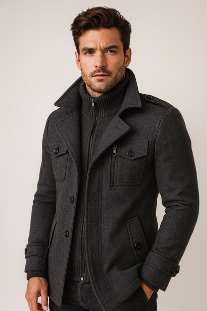 Salzburg Mode Gentleman Mantel – Eleganter Herren-Wintermantel