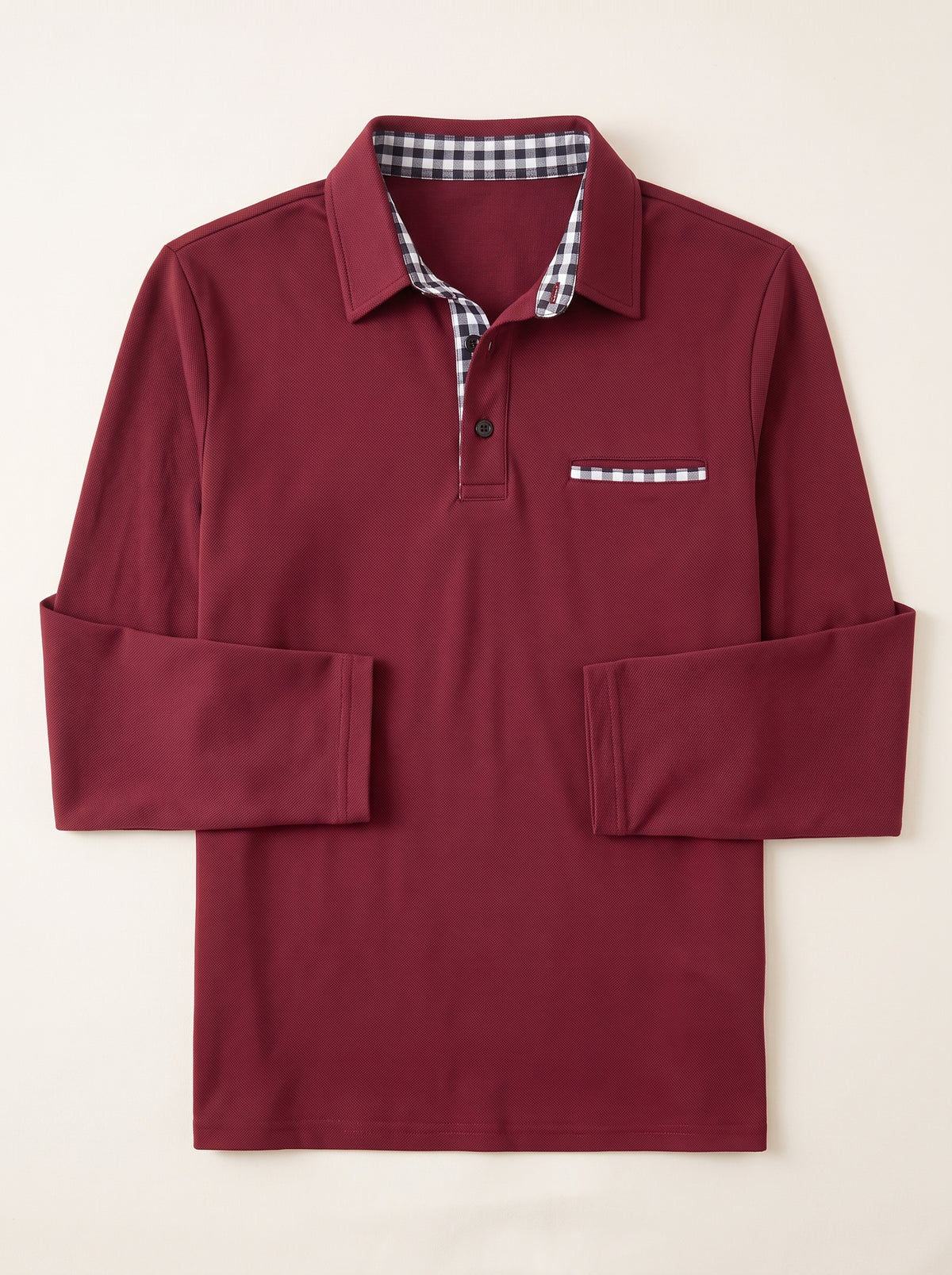 Gernan – Langarm-Poloshirt aus Baumwolle