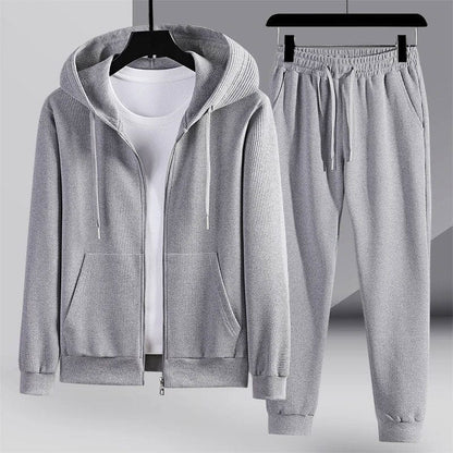Premium Waffelstrick Loungewear-Set - Luxuriöse Herren Lounge-Kleidung