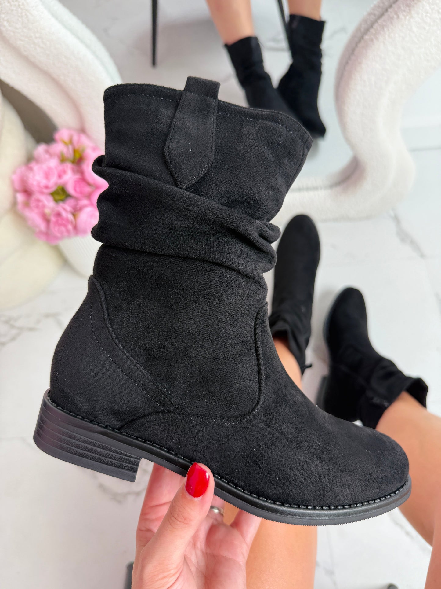 Noelle Schwarze Boots