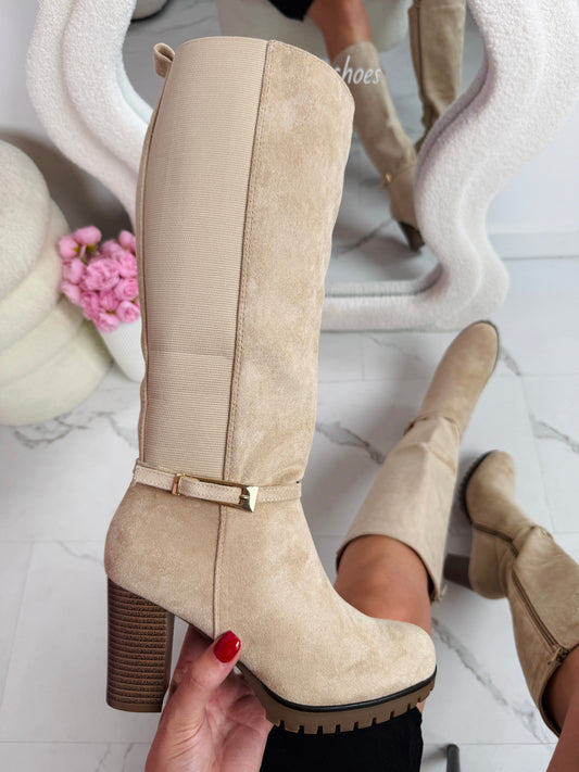 Tamar Beige Stiefel
