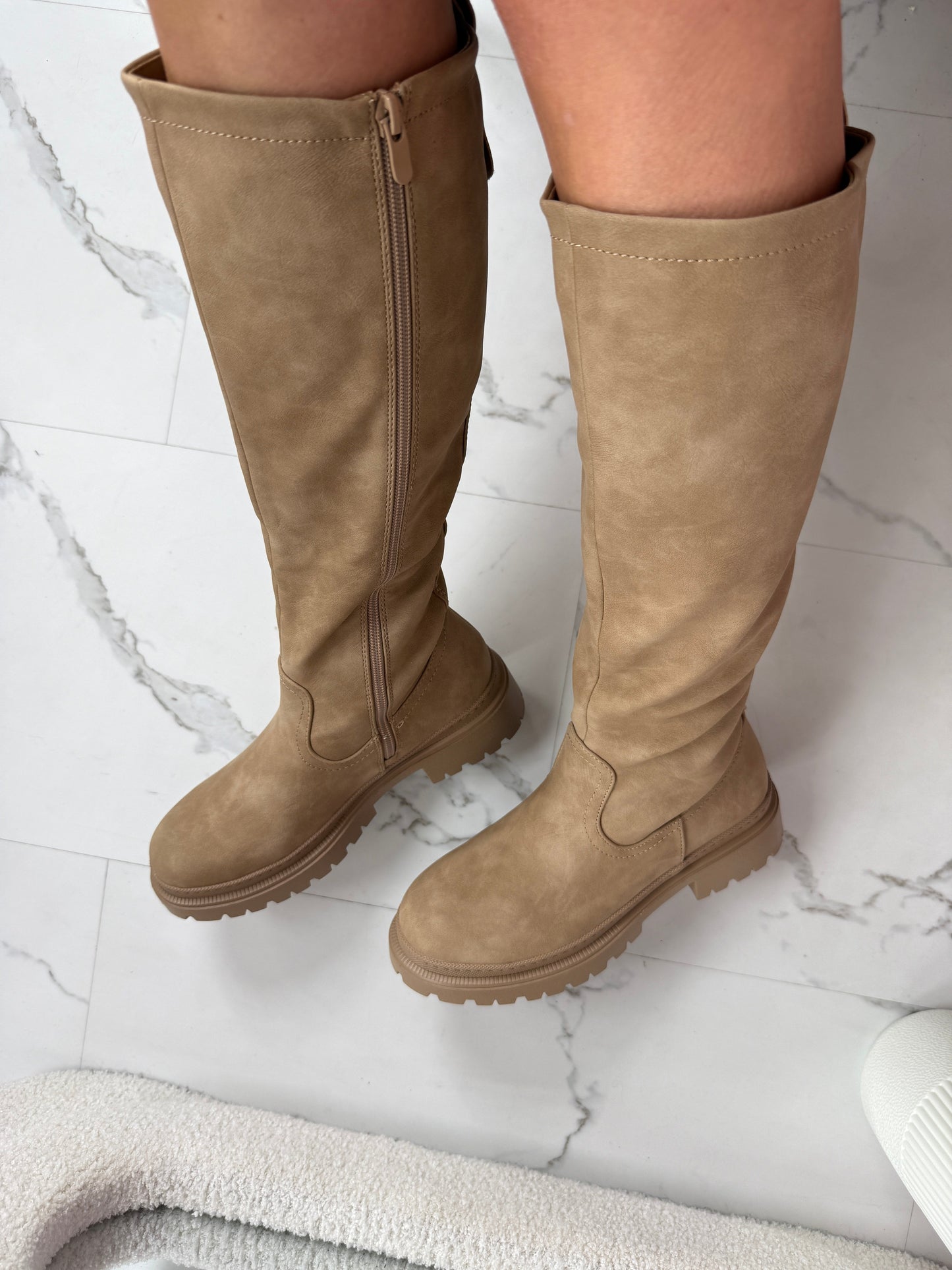 Anetta Khaki Stiefel