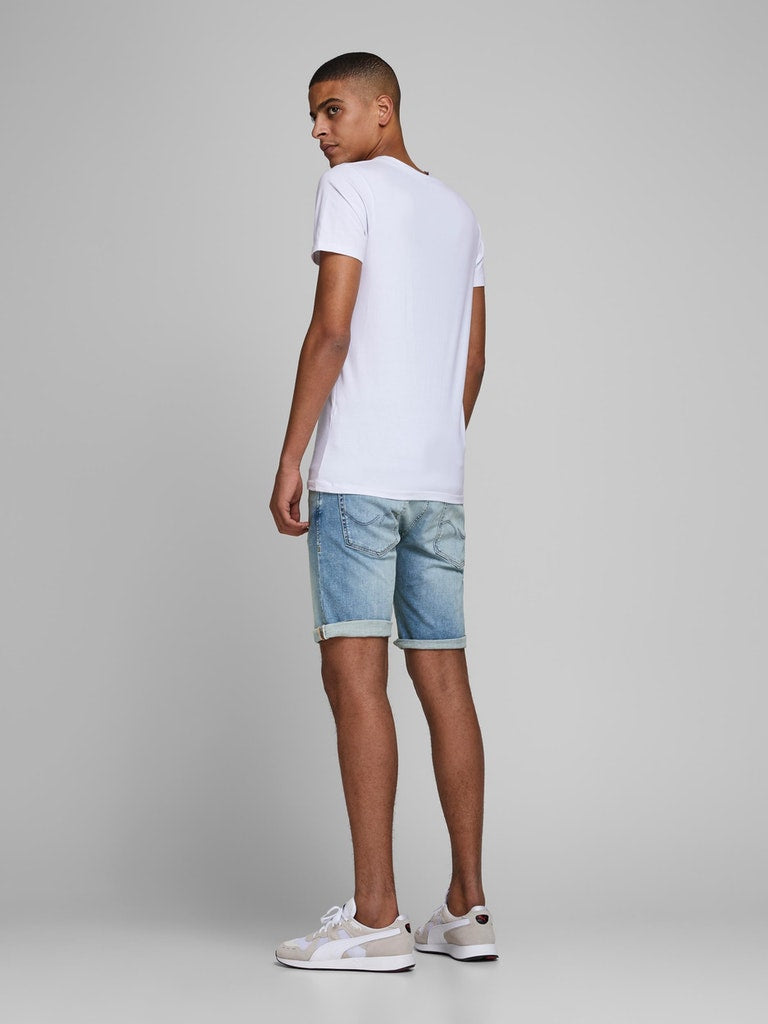 Jack & Jones Herren Jeans Short JJIRICK JJORG SHORTS JJ 657 50SPS