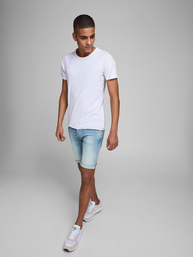 Jack & Jones Herren Jeans Short JJIRICK JJORG SHORTS JJ 657 50SPS