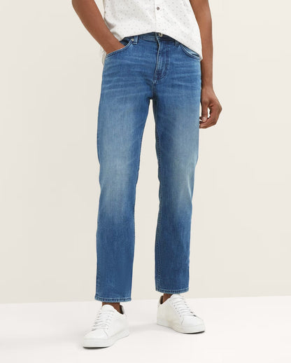 Tom Tailor Herren Jeans Josh Coolmax Slim Fit Blau