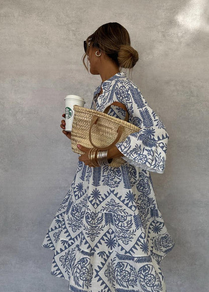 IDALINA I MODISCHES DRUCKKLEID