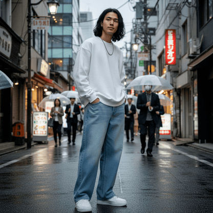 Kami - Japanische Baggy Denimhose