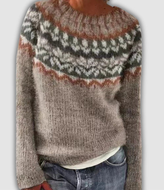 Thalea™ - Gemütlicher Retro Pullover