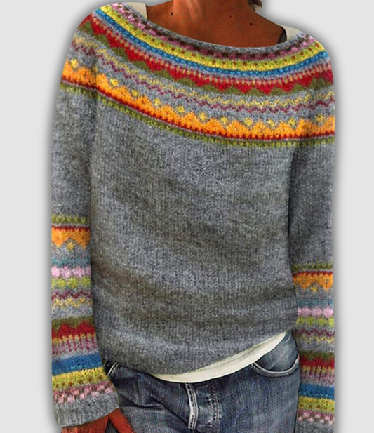 Leevke™ - Bequemer Retro-Pullover